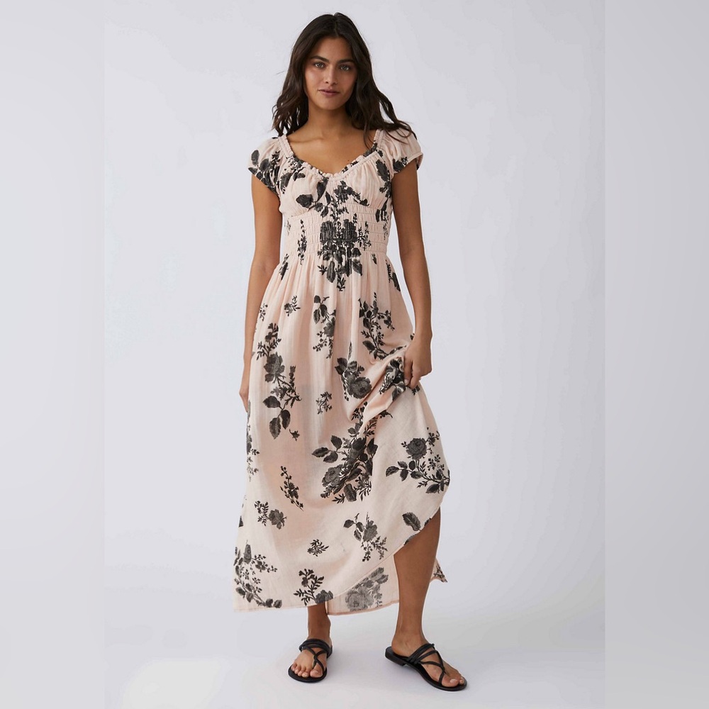 Free People Forget Me Not Maxi Dress Size Large